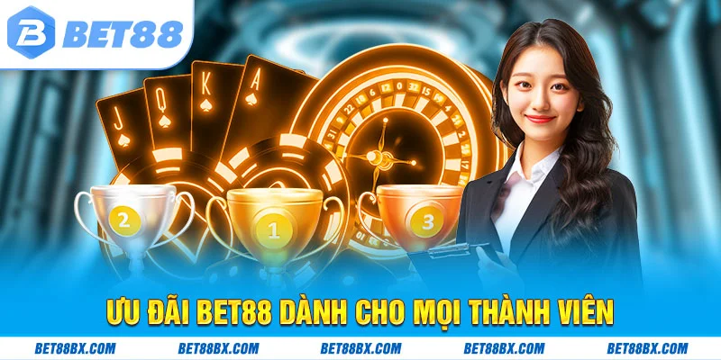 Ưu đãi bet88 dành cho mọi thành viên